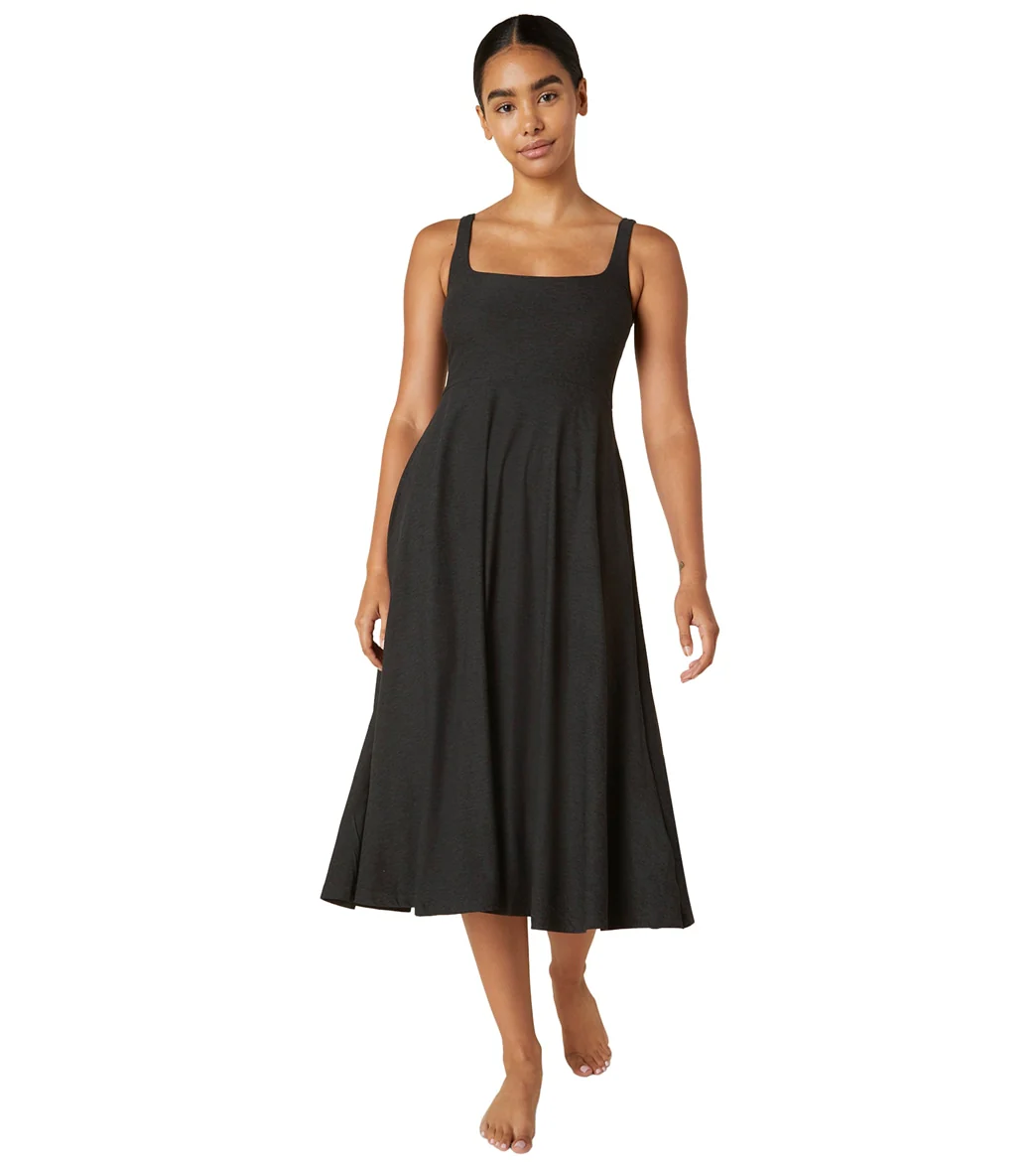 Beyond Yoga Featherweight At The Ready Square Neck Dress