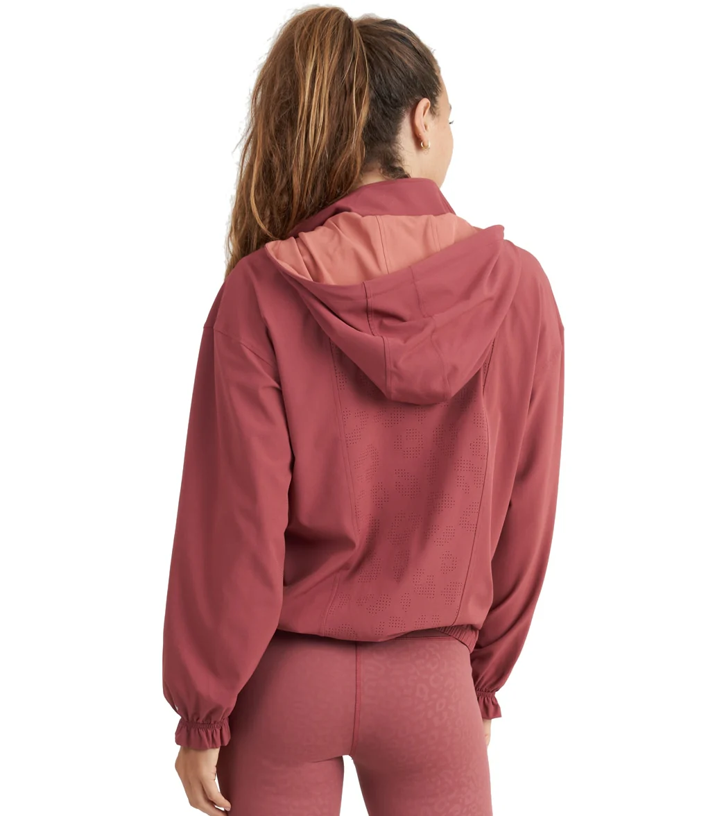Thrive Societe Perforated Windbreaker