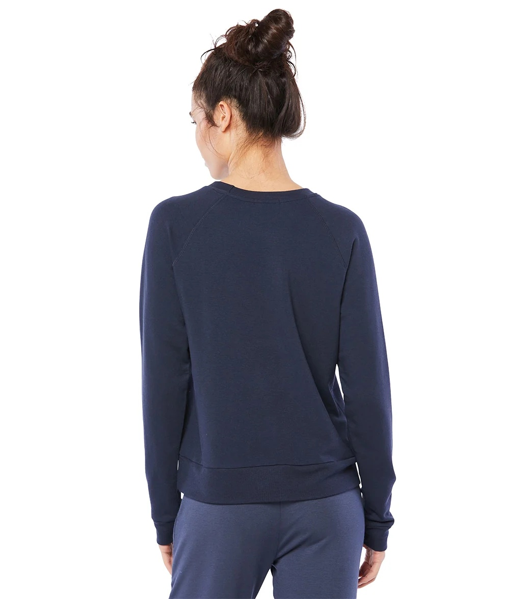 Beyond Yoga Favorite Raglan Crew After Yoga Pullover