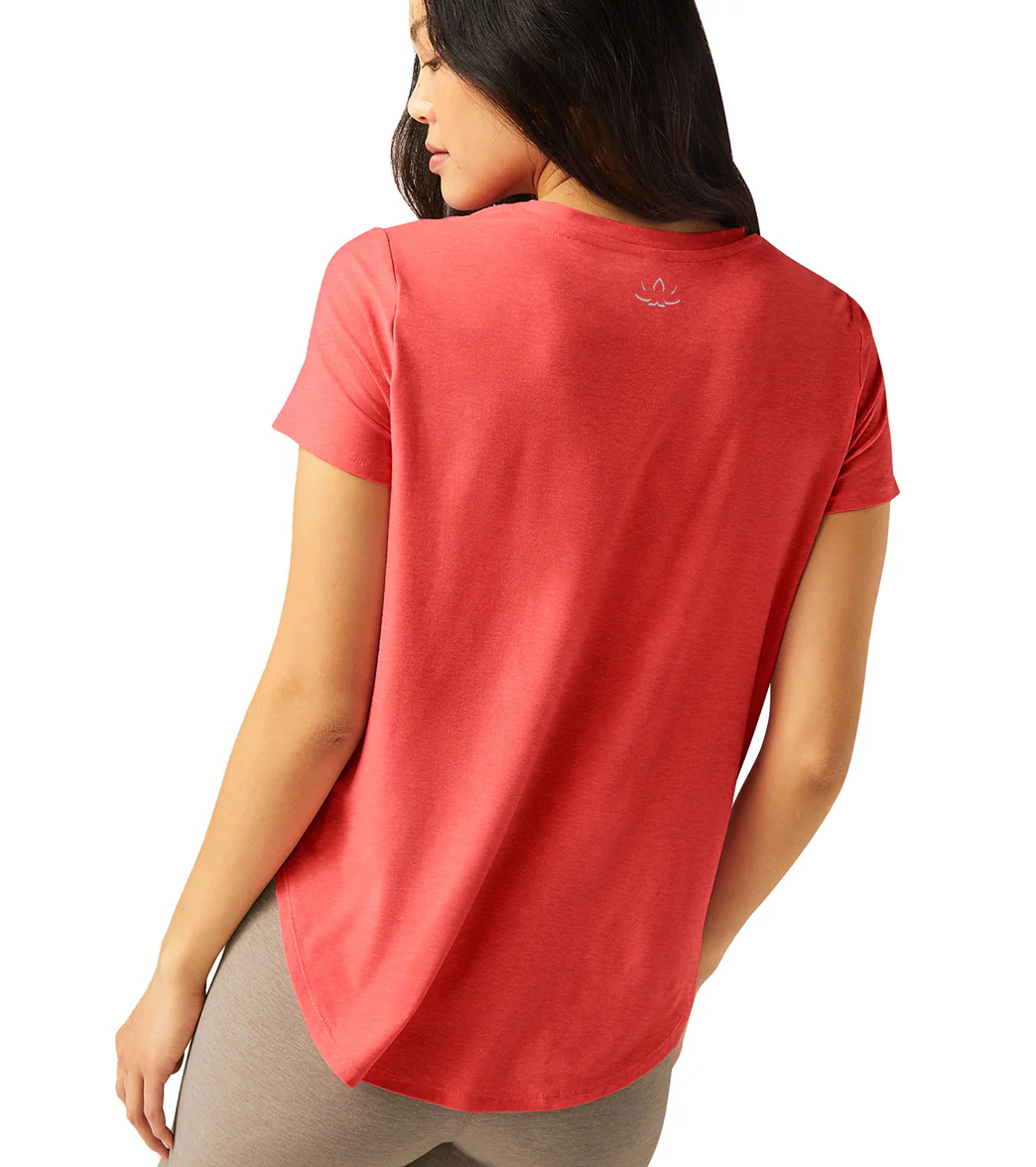 Beyond Yoga Featherweight Spacedye On the Down Low Yoga Tee