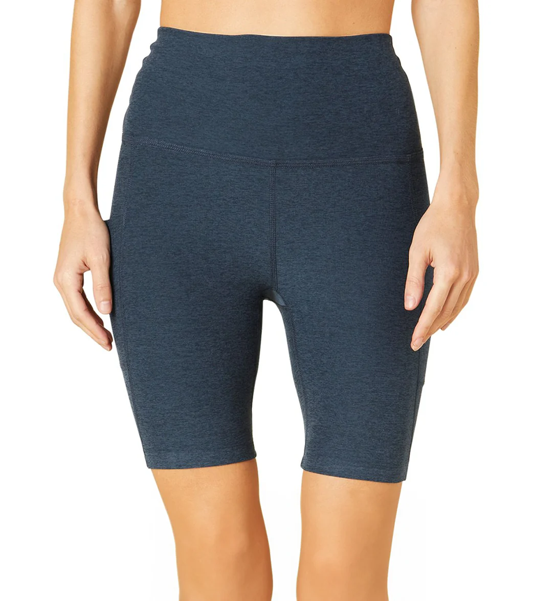 Beyond Yoga Spacedye Team Pockets High Waisted Biker Shorts