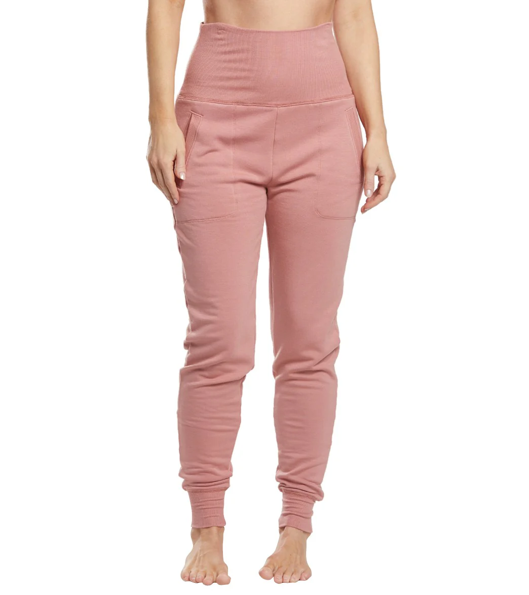 Beyond Yoga Cozy Fleece Foldover Long Sweatpant Joggers