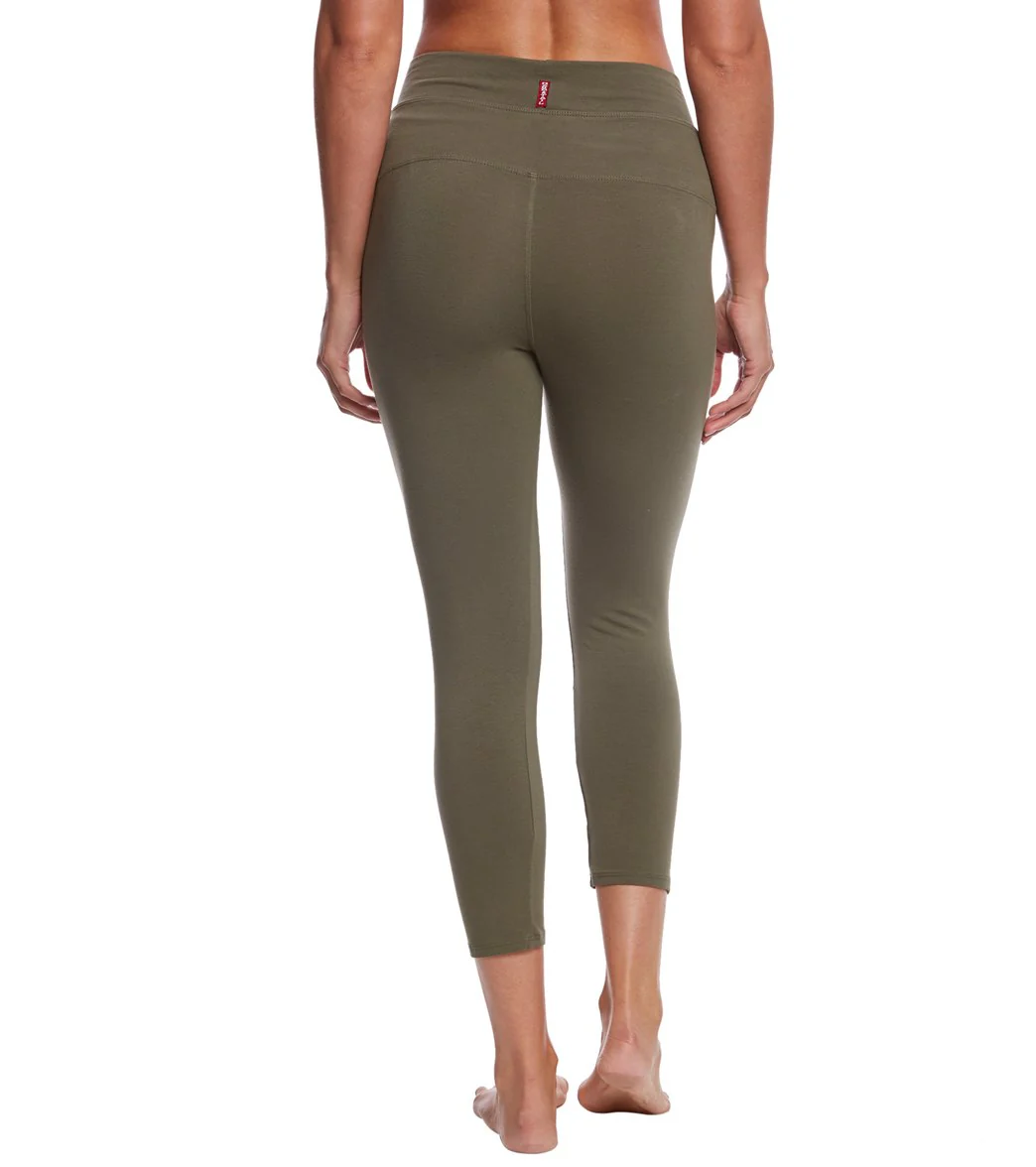 Hard Tail High Rise Cotton Yoga Capris