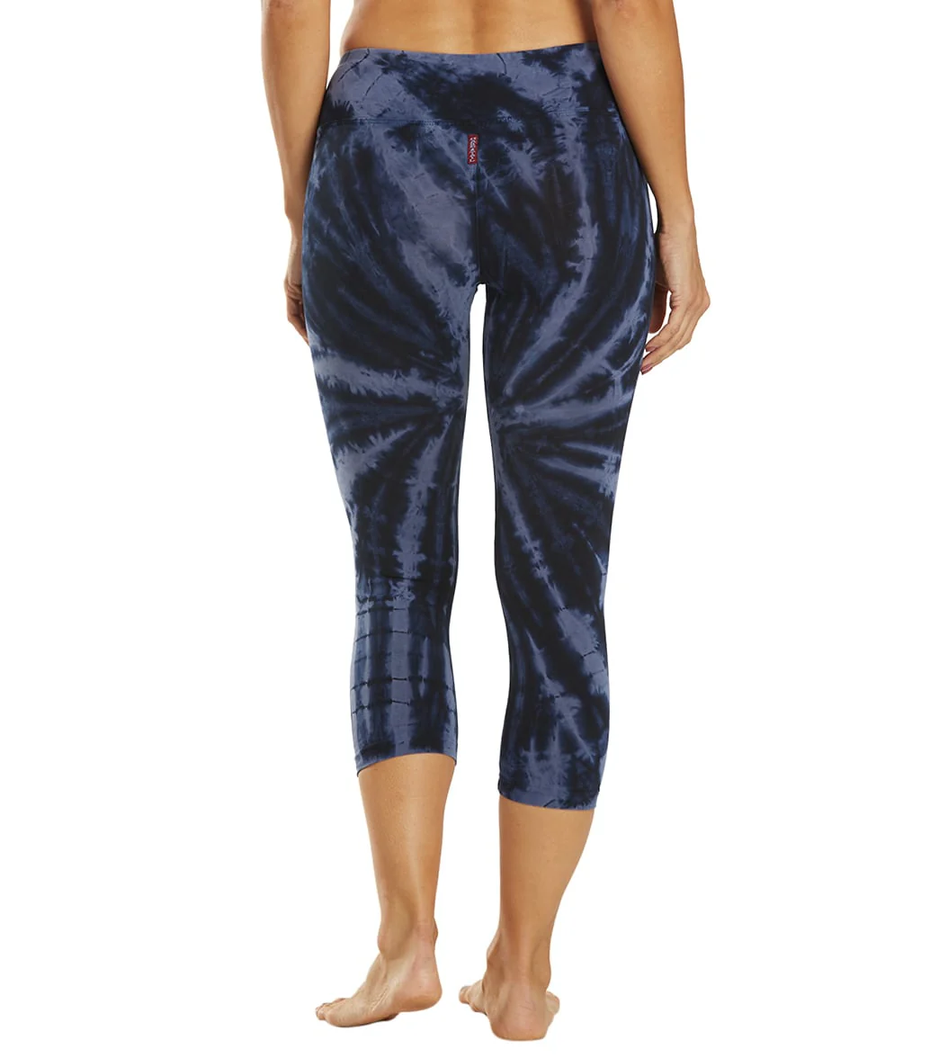 Hard Tail Flat Waisted Cotton Yoga Capris