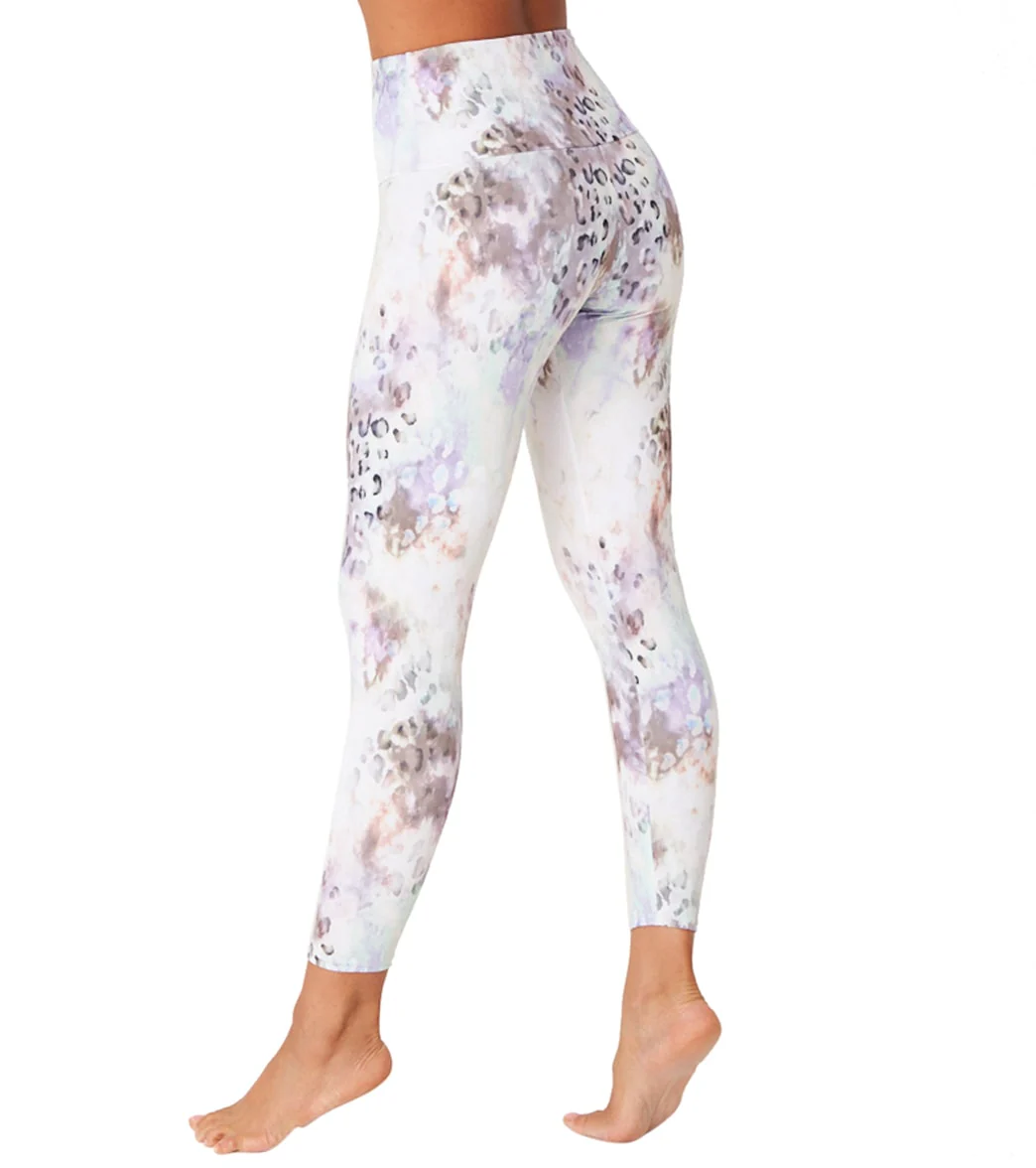 Onzie High Waisted Basic 7/8 Yoga Leggings Animal Quartz
