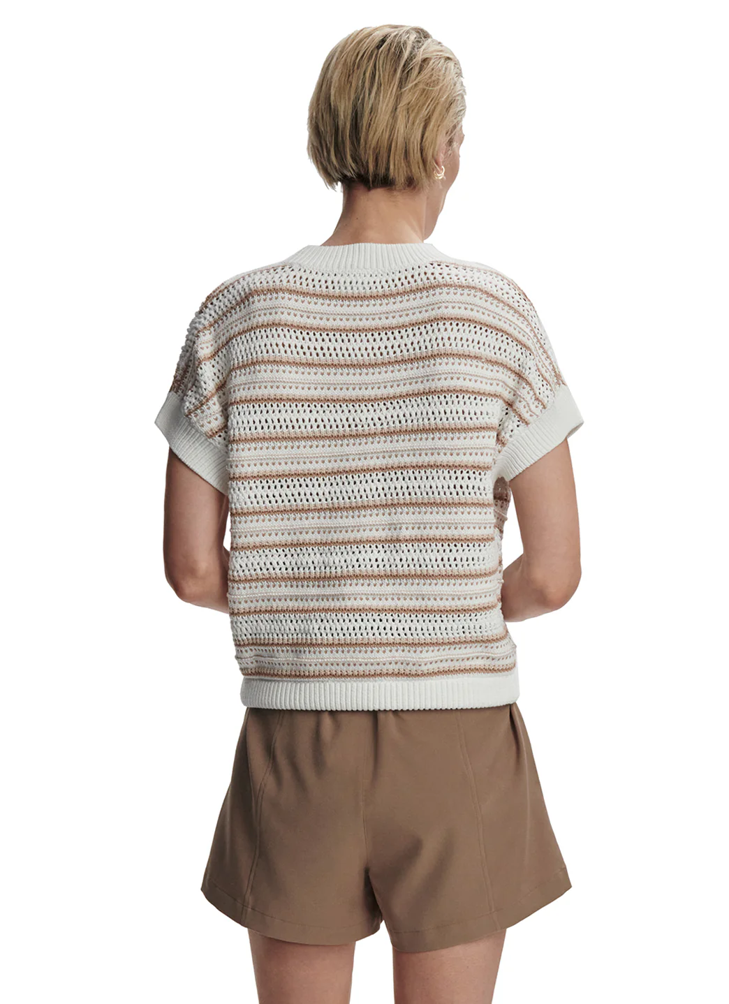 Varley Ciara Stripe Knit Top