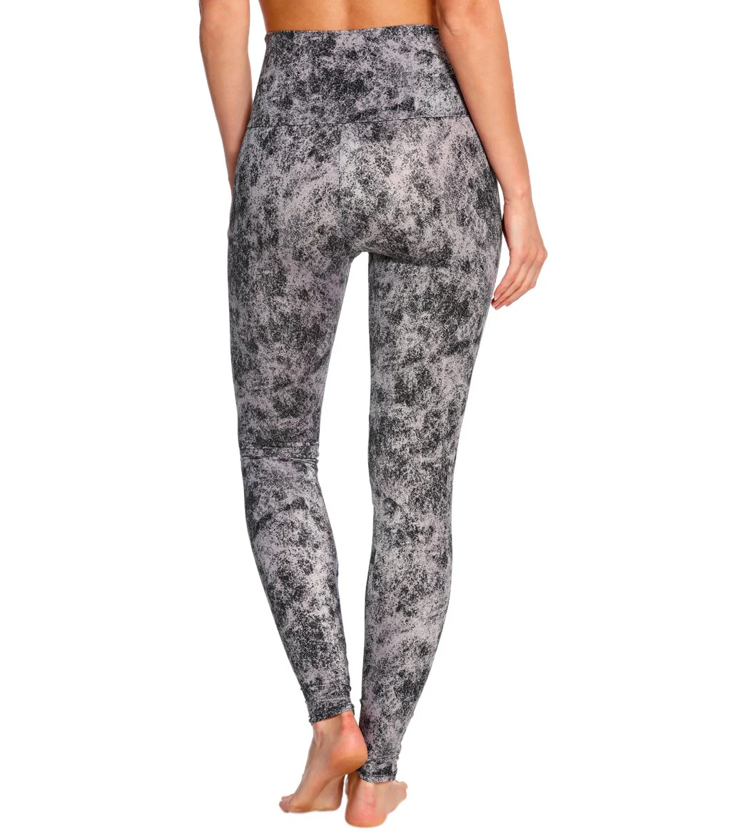 Onzie High Waisted Yoga Leggings Thunder Storm