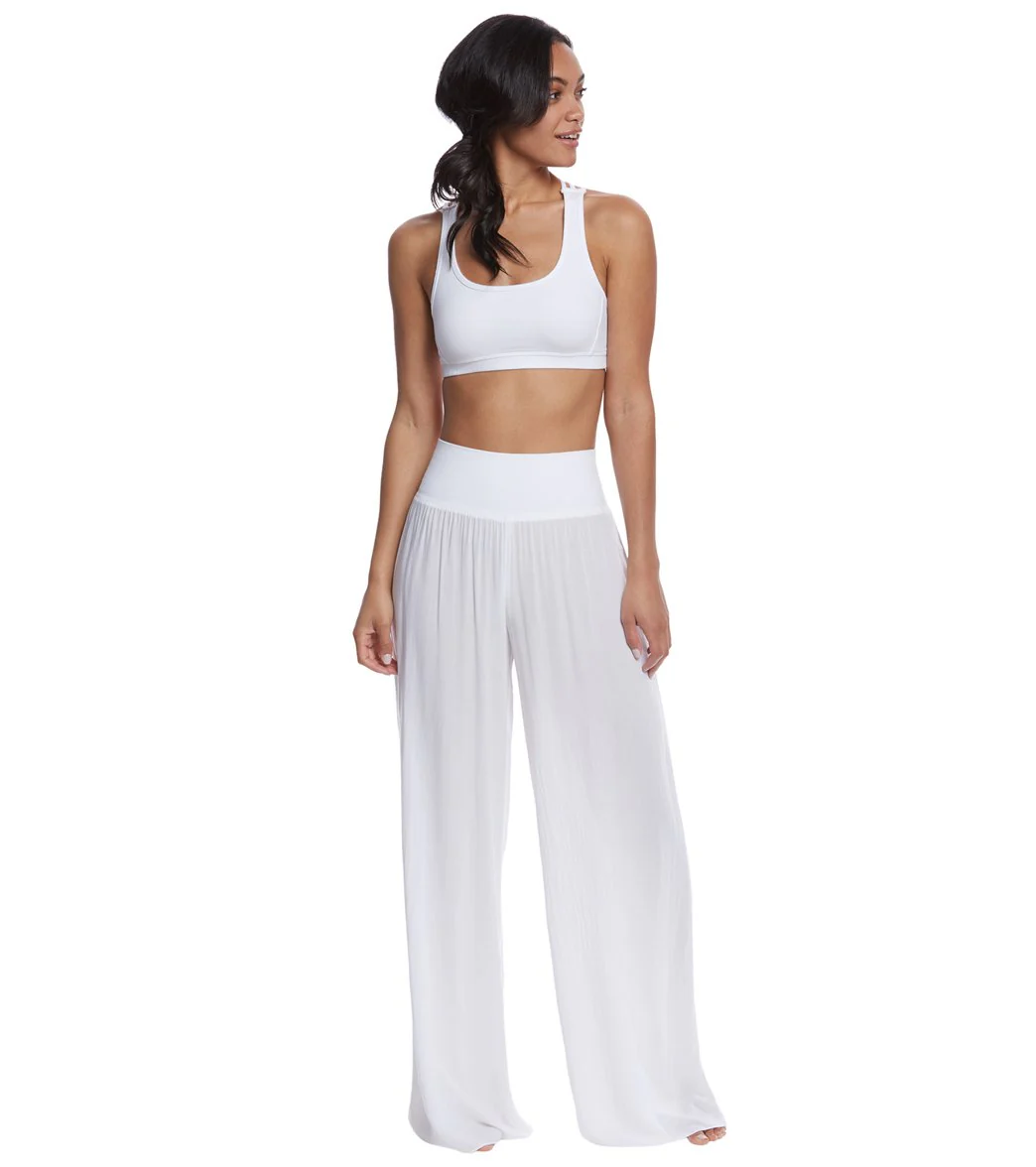 Hard Tail Flat Waist Wide Leg Yoga Pants