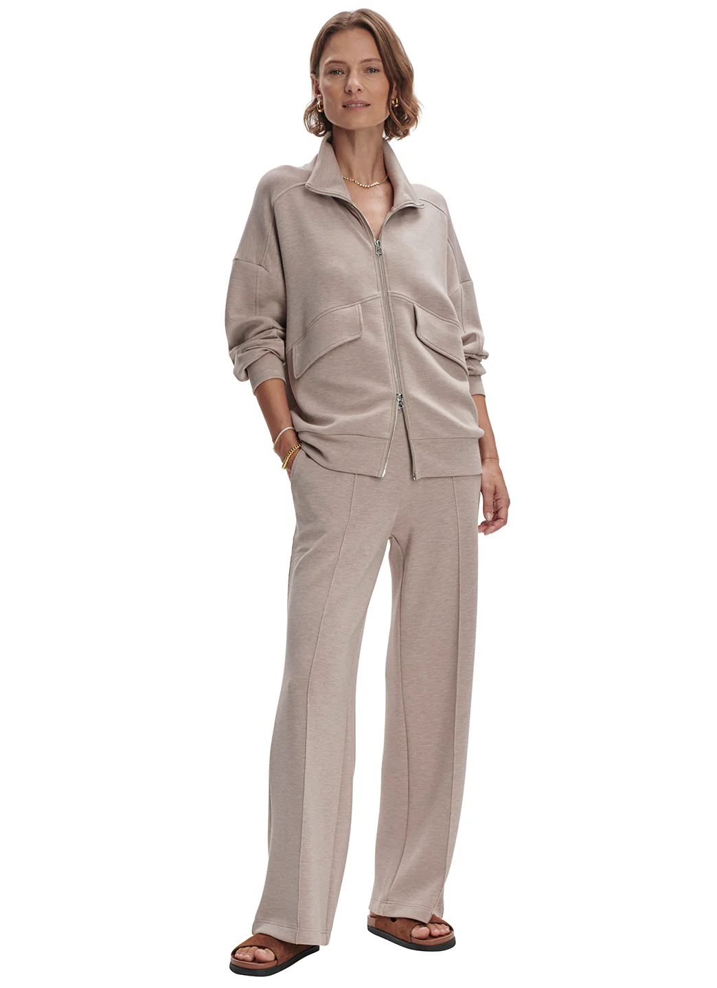 Varley Garcia Zip Through Sweat