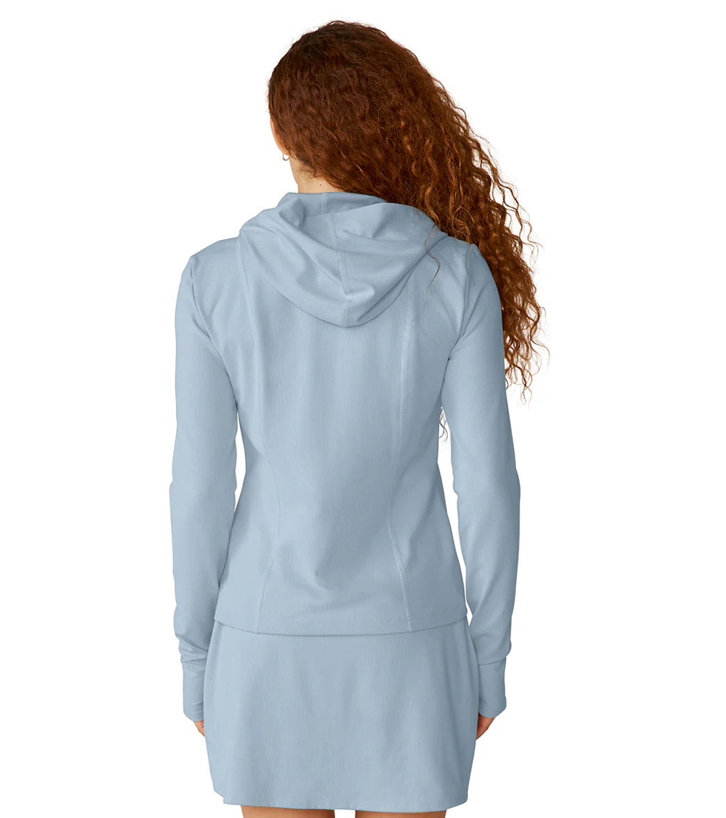 Beyond Yoga Heather Rib Morning Jog Hoodie