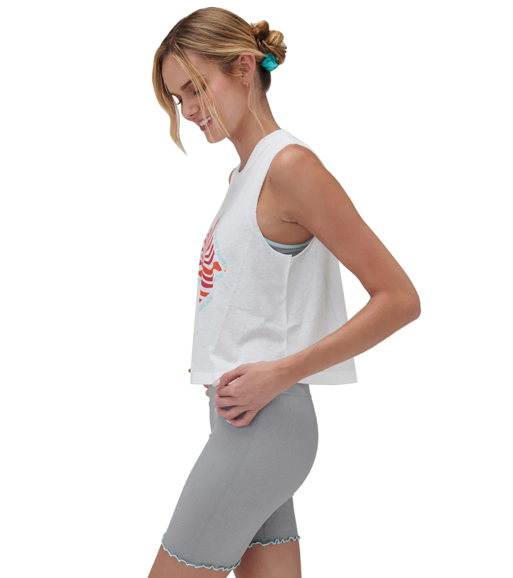 Spiritual Gangster Sunshine On My Mind Crop Tank