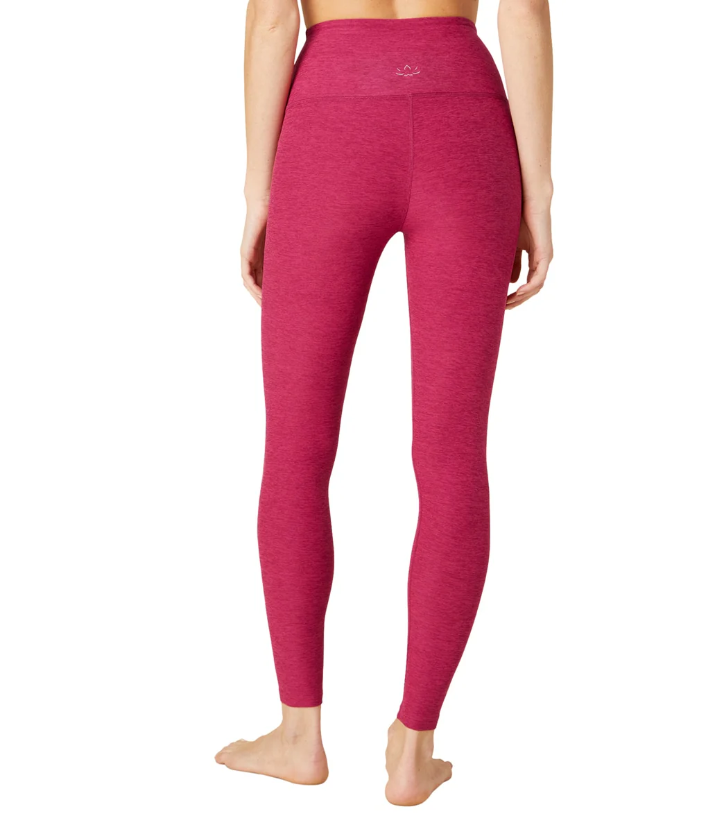 Beyond Yoga Spacedye High Waisted Caught In The Midi 7/8 Yoga Leggings Dragonfruit-Sangria