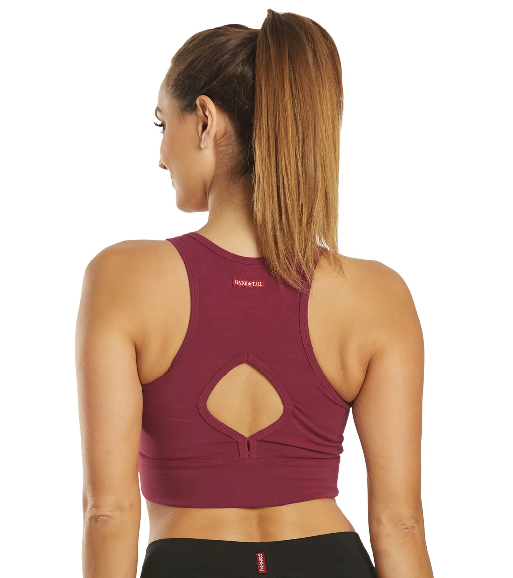 Hard Tail Midi Cutout Yoga Sports Bra