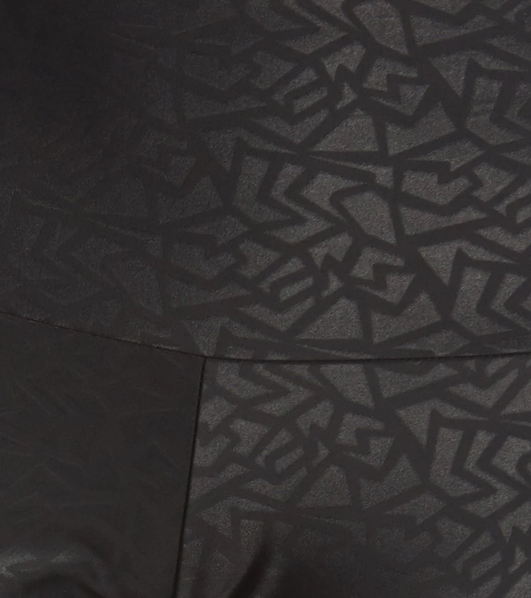 Onzie High Waisted Basic 7/8 Yoga Leggings Black Pandora