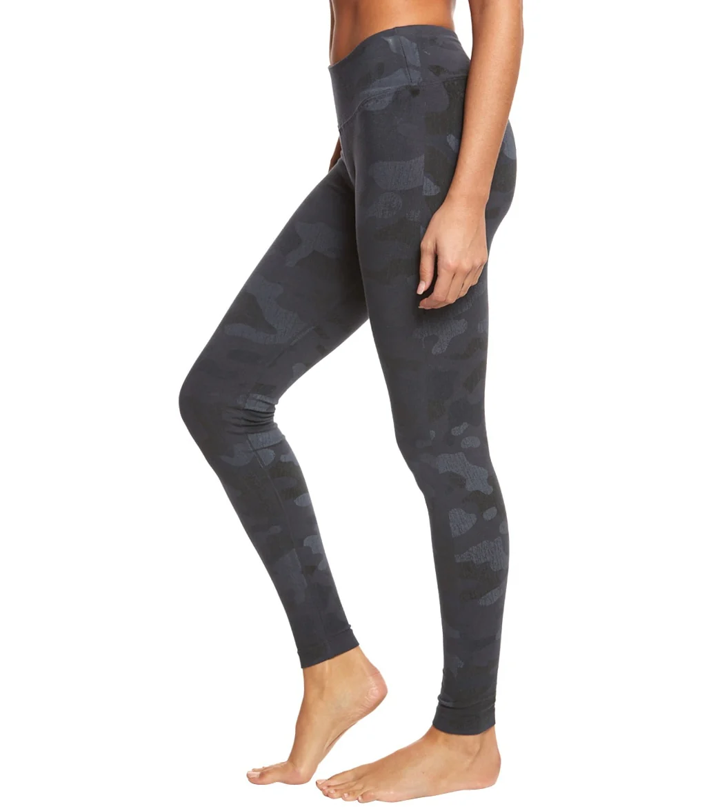 Hard Tail Flat Waist Cotton Ankle Yoga Leggings