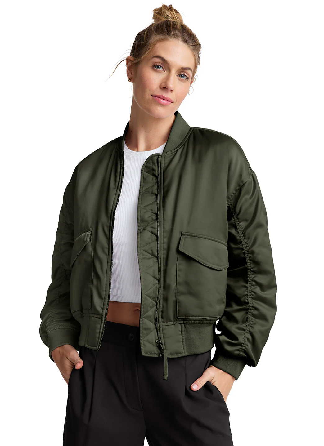 Beyond Yoga Melrose Bomber Jacket