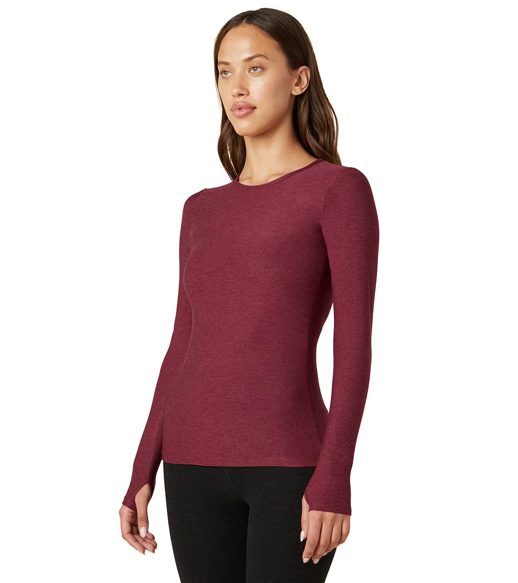 Beyond Yoga Featherweight Spacedye Classic Crew Pullover