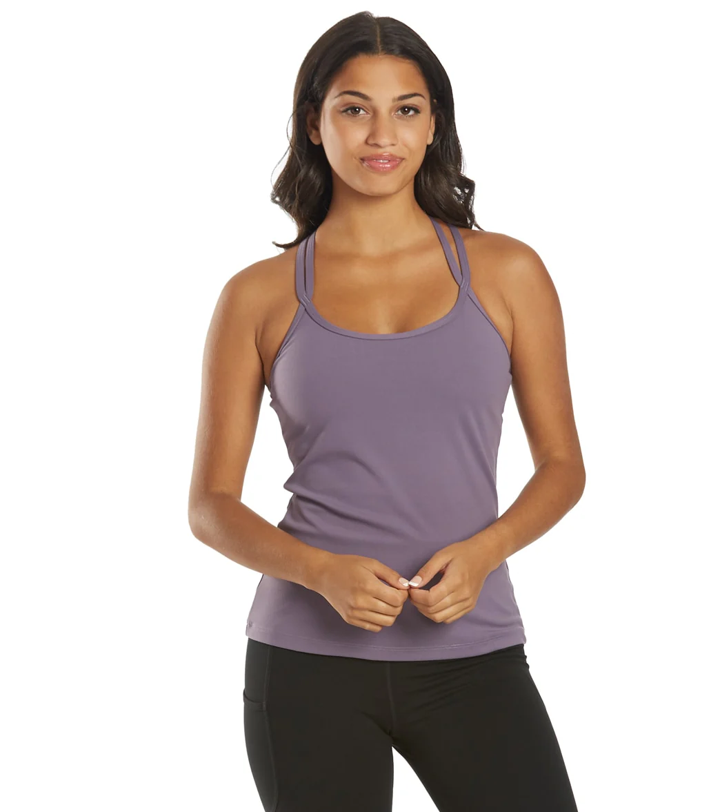 Everyday Yoga Bliss Solid Double Strap Support Tank