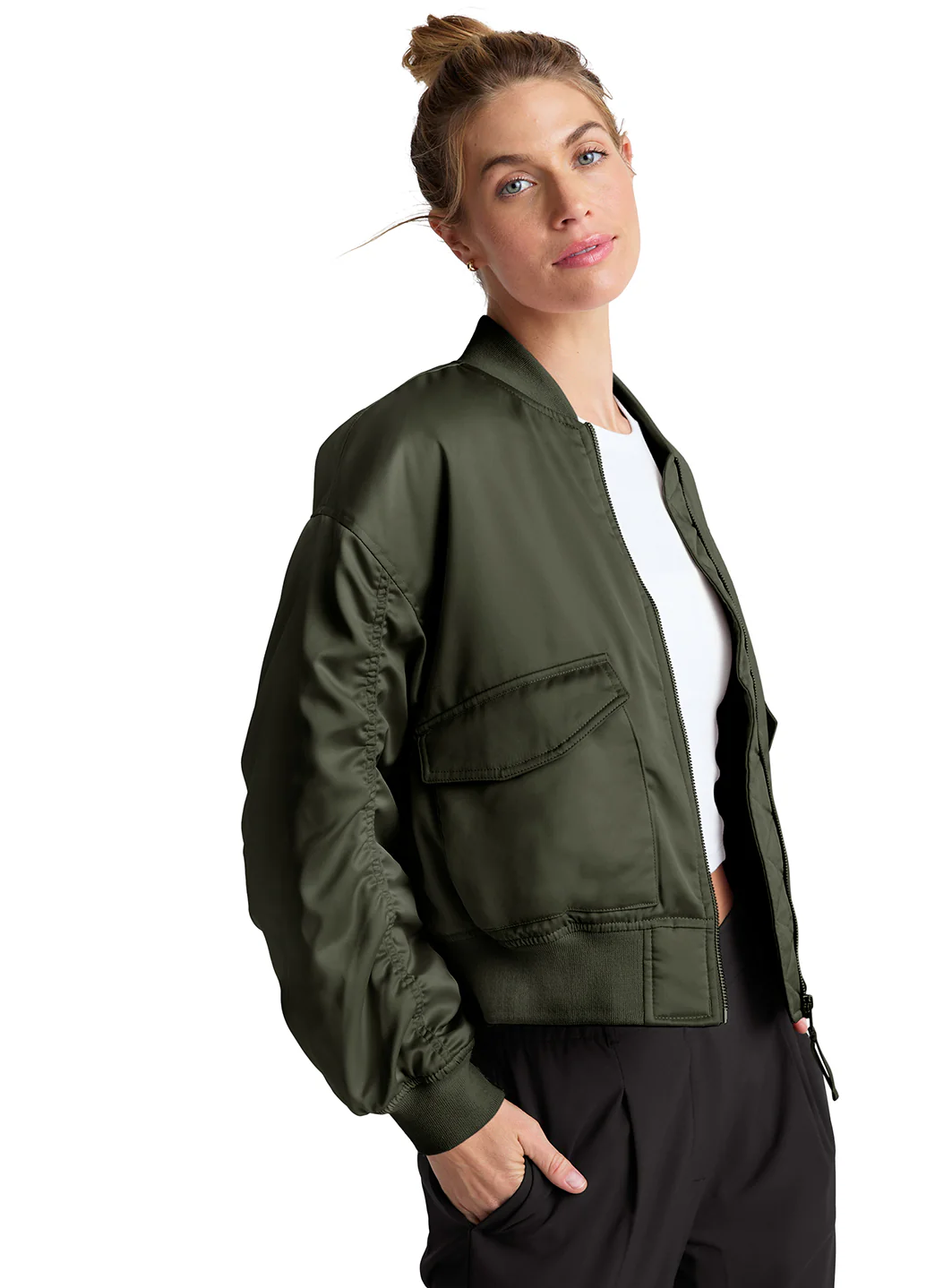 Beyond Yoga Melrose Bomber Jacket