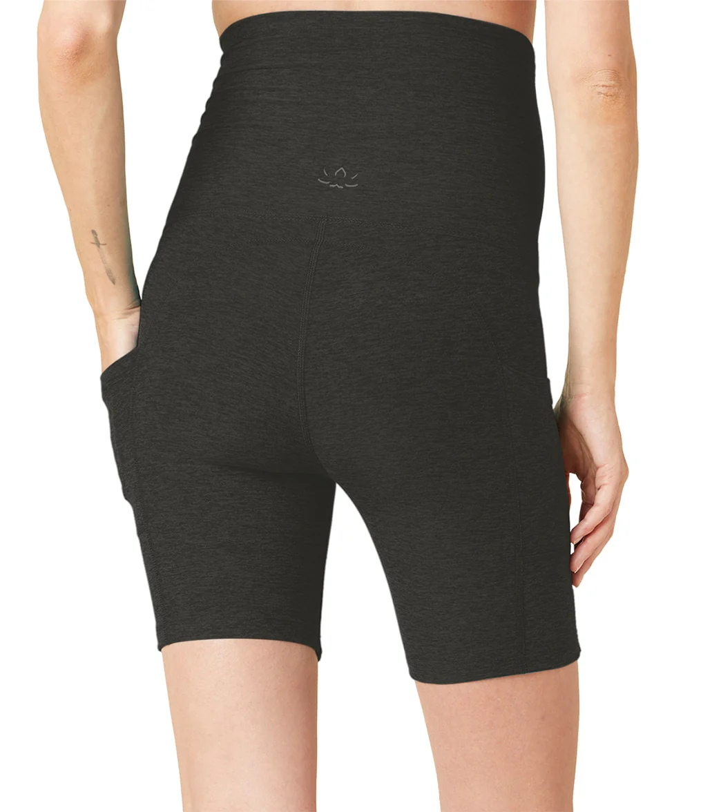 Beyond Yoga Spacedye Pockets Forever Maternity Biker Shorts