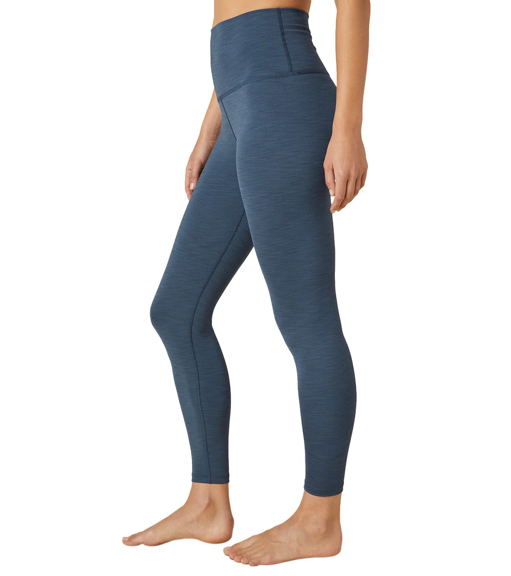Beyond Yoga Heather Rib High Waisted 7/8 Yoga Leggings