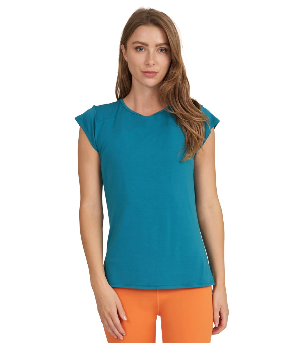 Thrive Societe Keyhole Back Tee