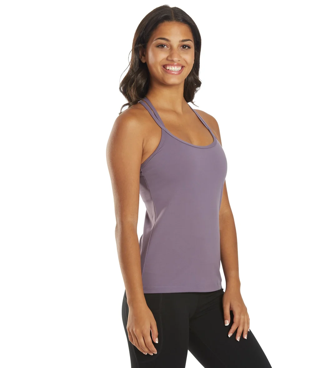 Everyday Yoga Bliss Solid Double Strap Support Tank
