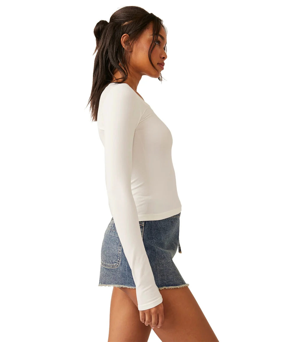 Free People Must Have Scoop Layering Top