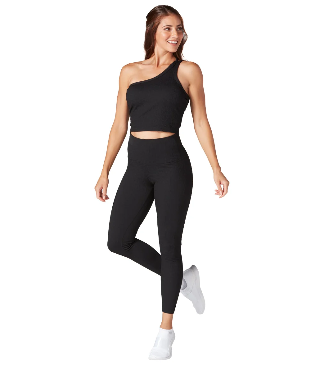 Tavi Seersucker One Shoulder Bra