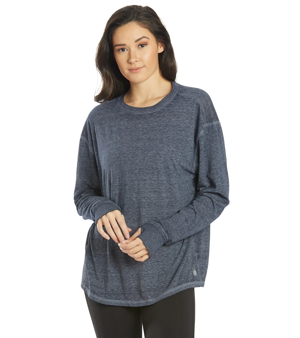 Free People Keep Rolling Long Sleeve Top