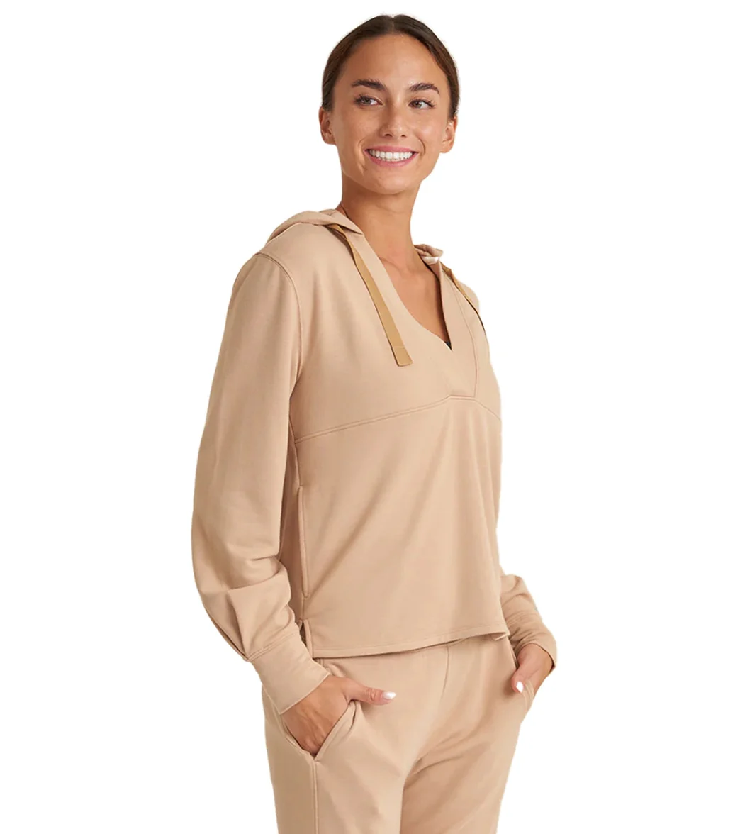 Thrive Societe Pleated Hoodie