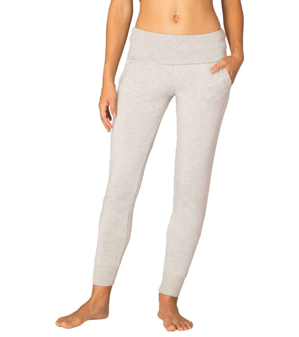 Beyond Yoga Cozy Fleece Foldover Long Sweatpant Joggers