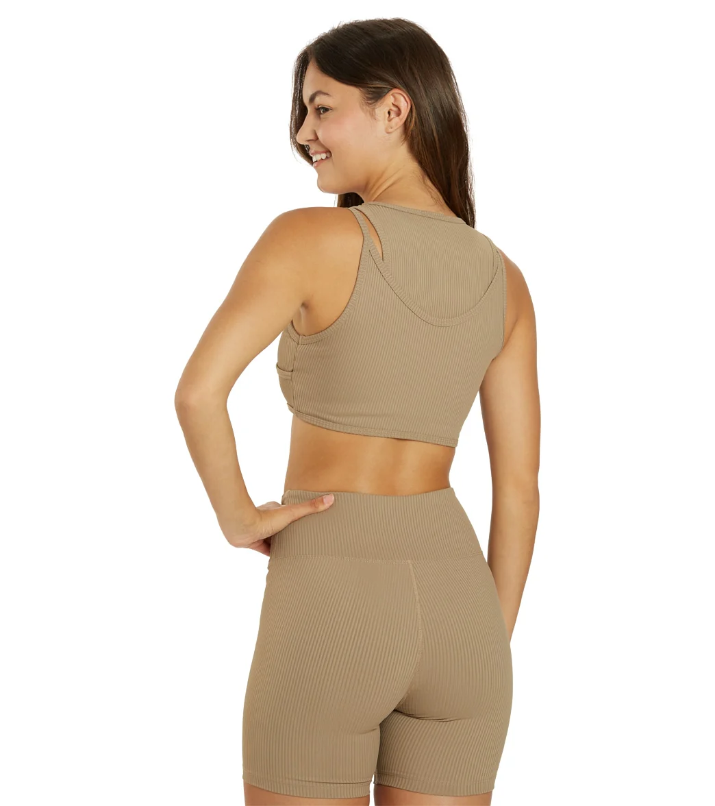 Year of Ours Ribbed Wrap Bra