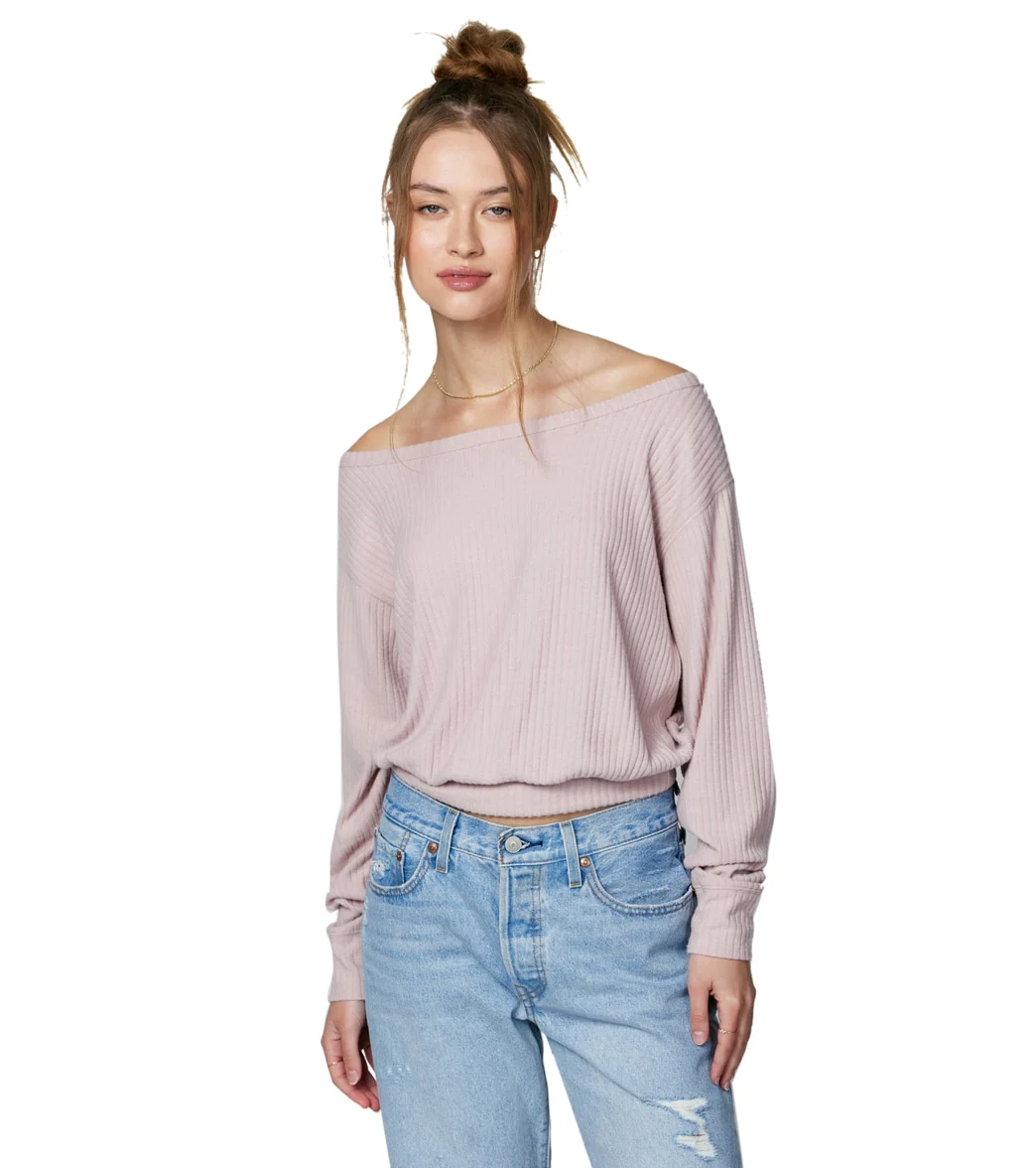 Spiritual Gangster Ballet Rib Banded Hem Vida