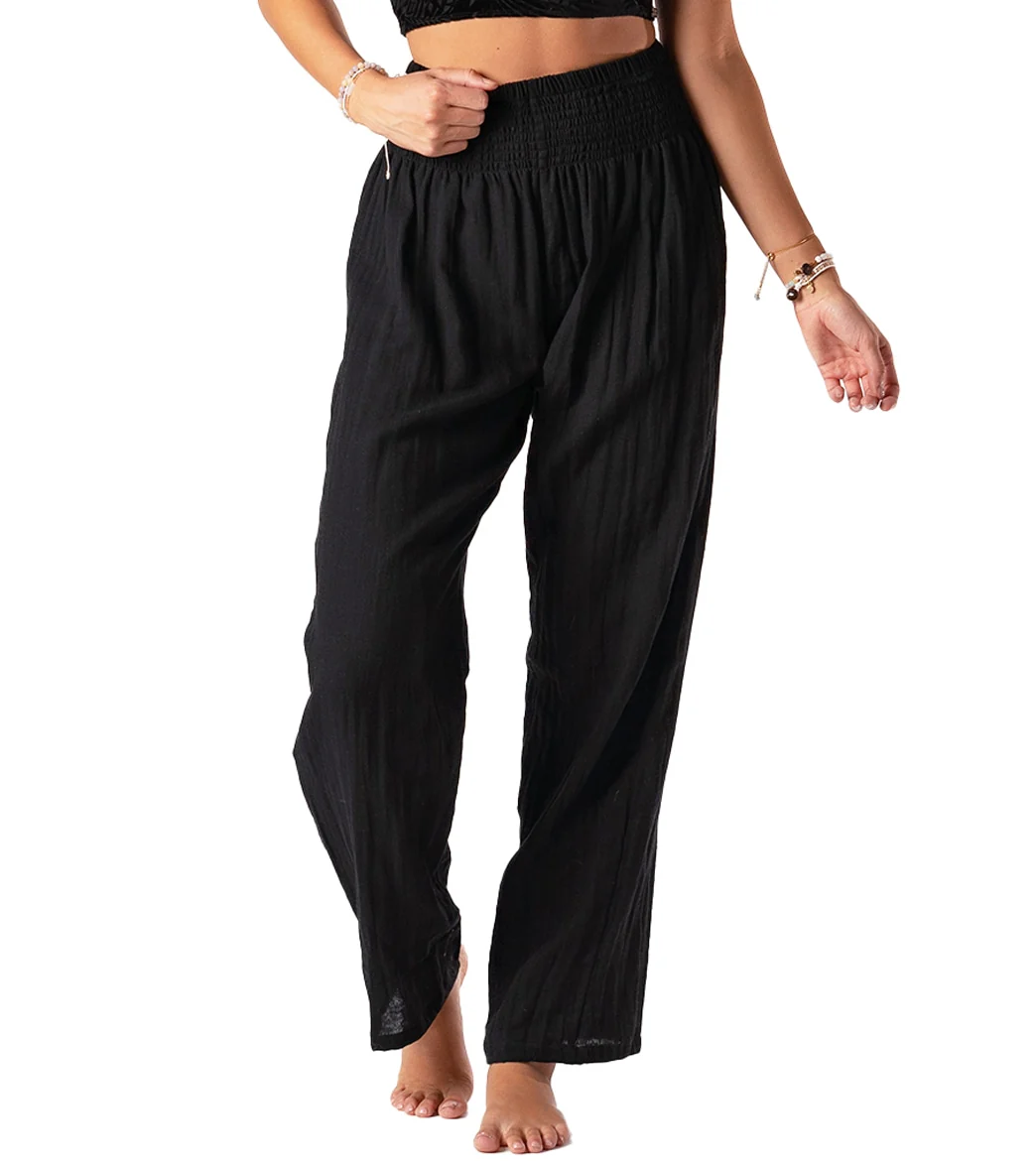 Lotus and Luna Solid Wide Leg Pant