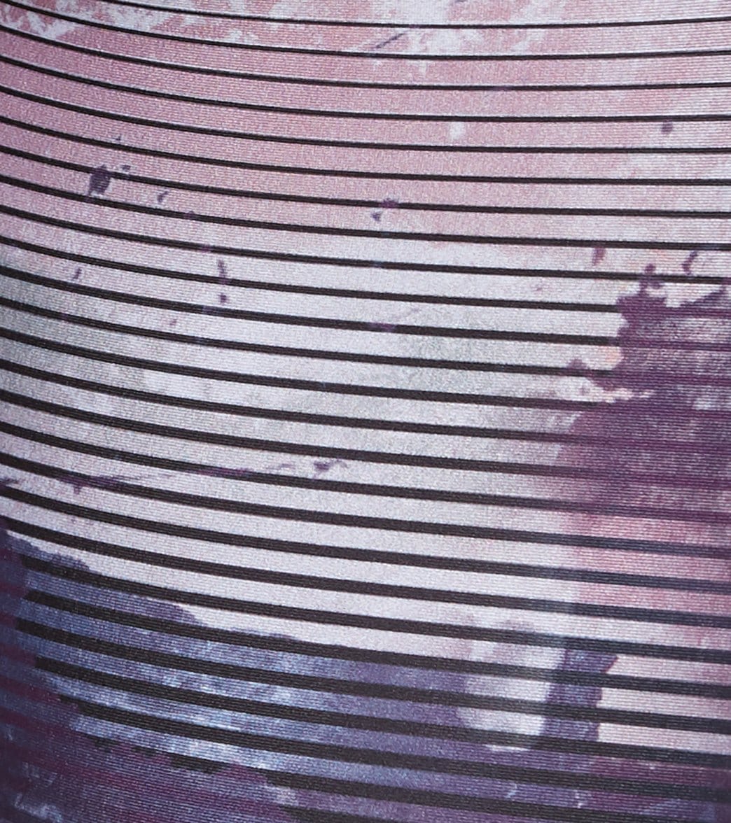 Onzie High Waisted Basic 7/8 Yoga Leggings Abstract