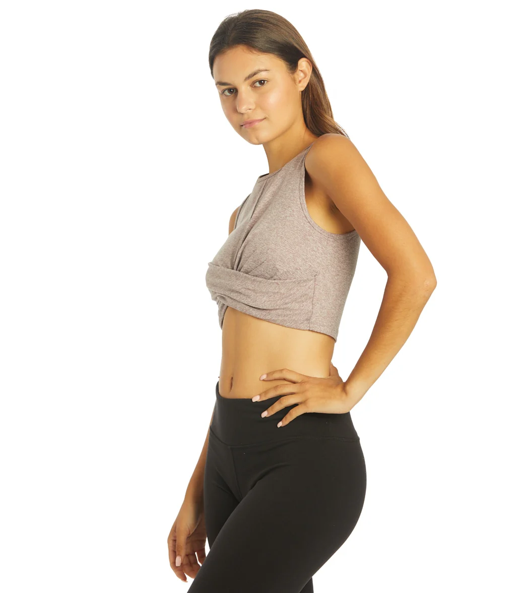 Zobha Melange Twist Crop