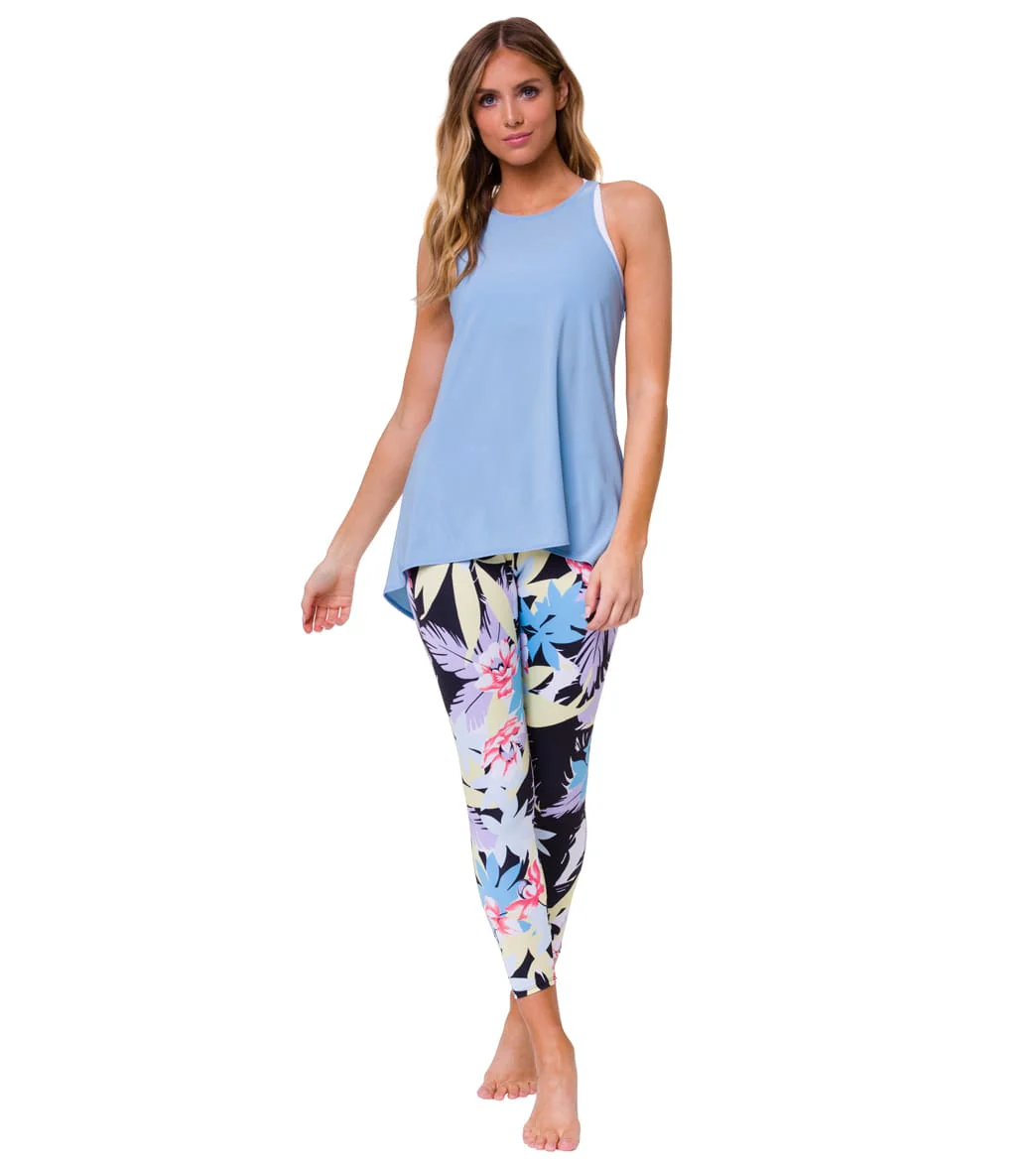 Onzie High Waisted Basic 7/8 Yoga Leggings Kauai
