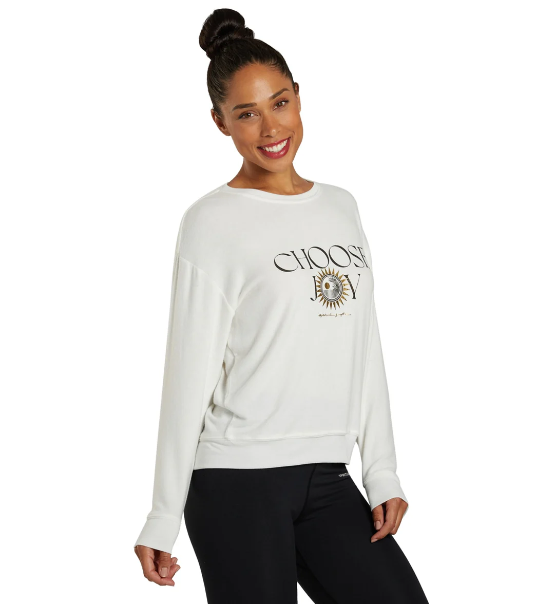 Spiritual Gangster Choose Joy Savasana Sweater
