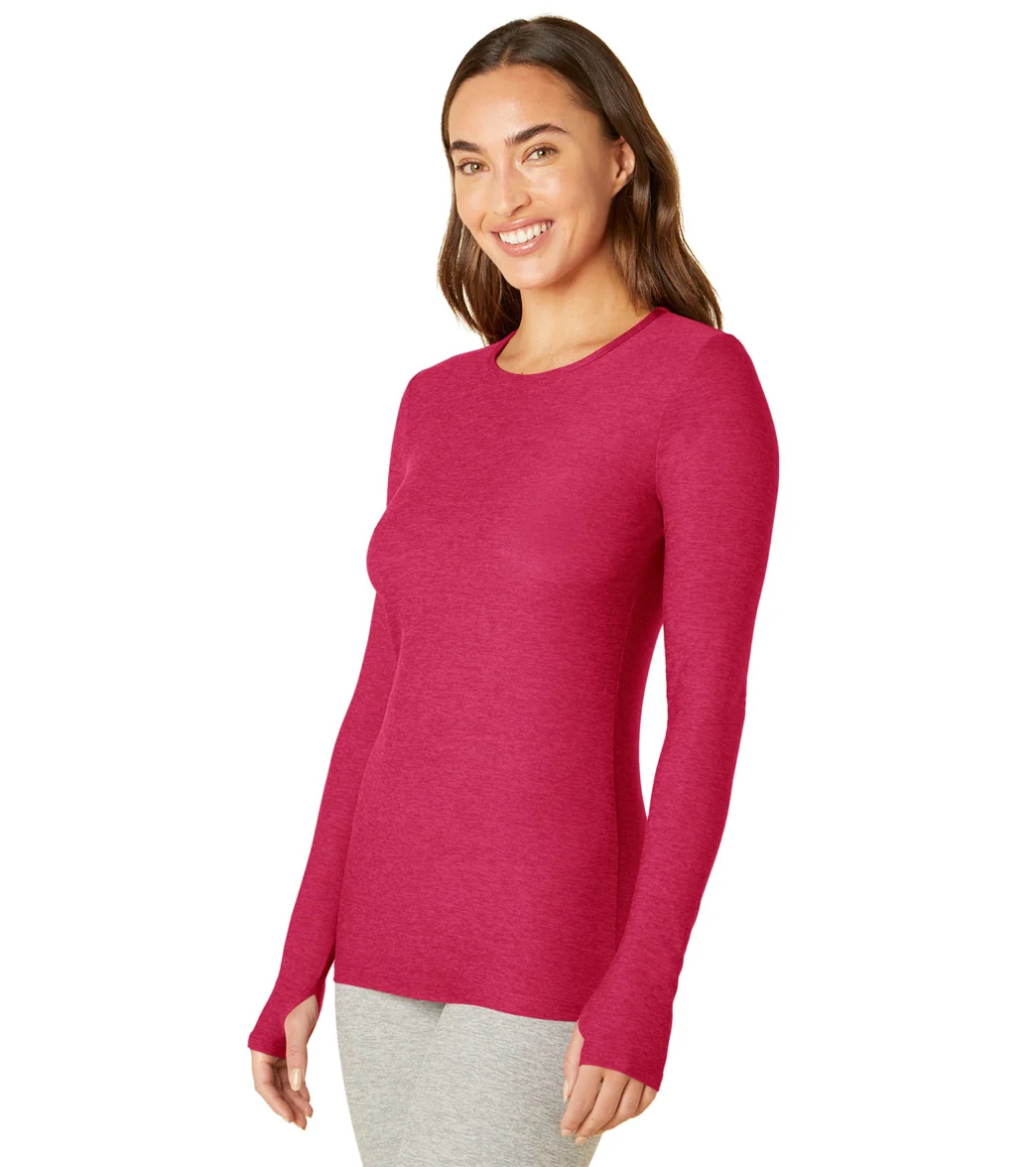 Beyond Yoga Featherweight Spacedye Classic Crew Pullover