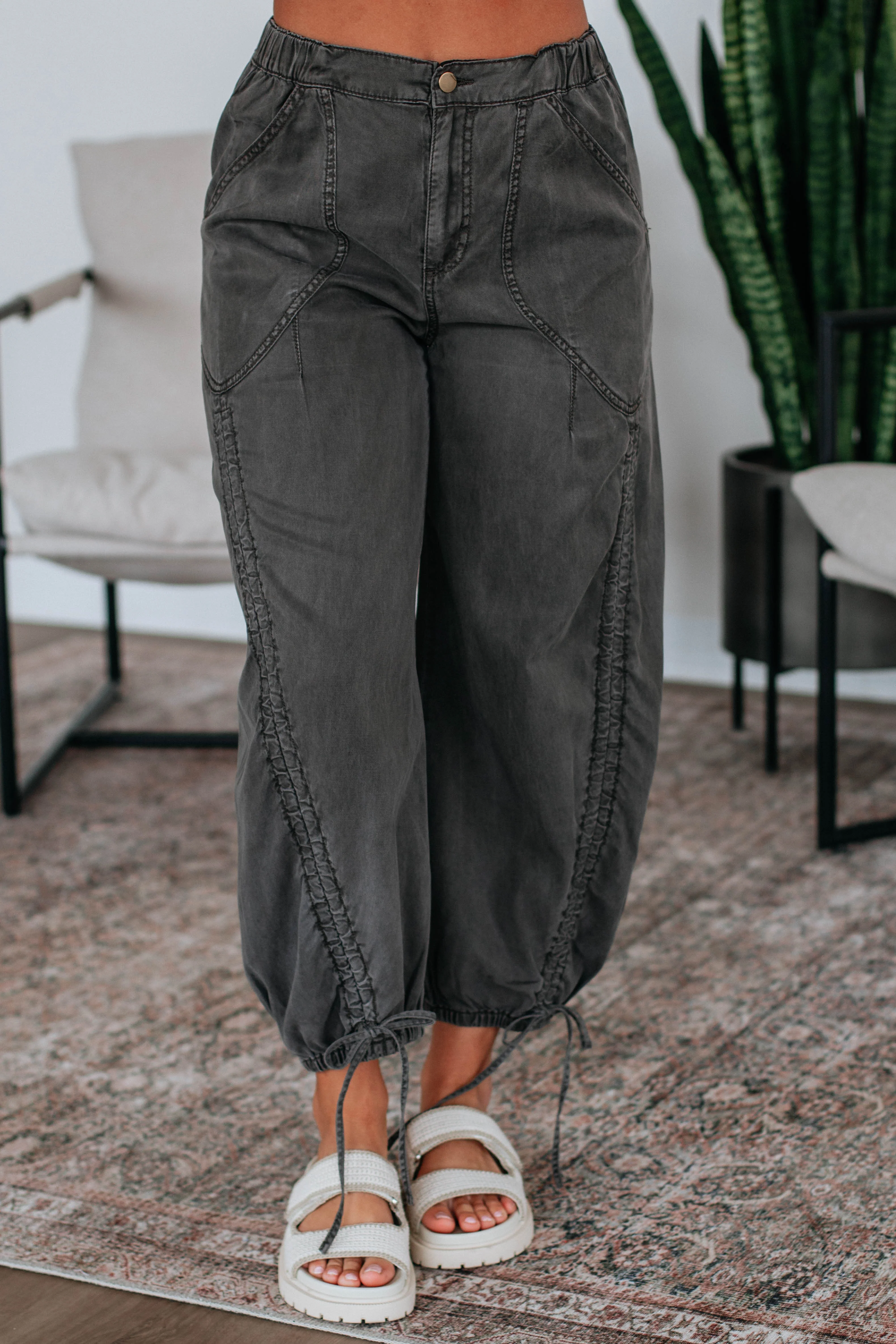 Chrissi Pants - Charcoal