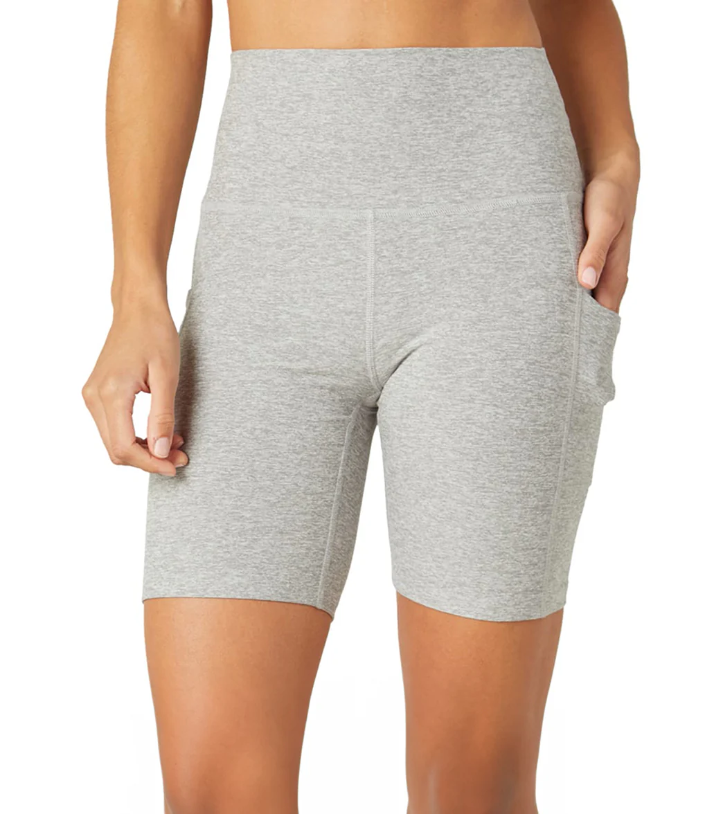 Beyond Yoga Spacedye Team Pockets High Waisted Biker Shorts