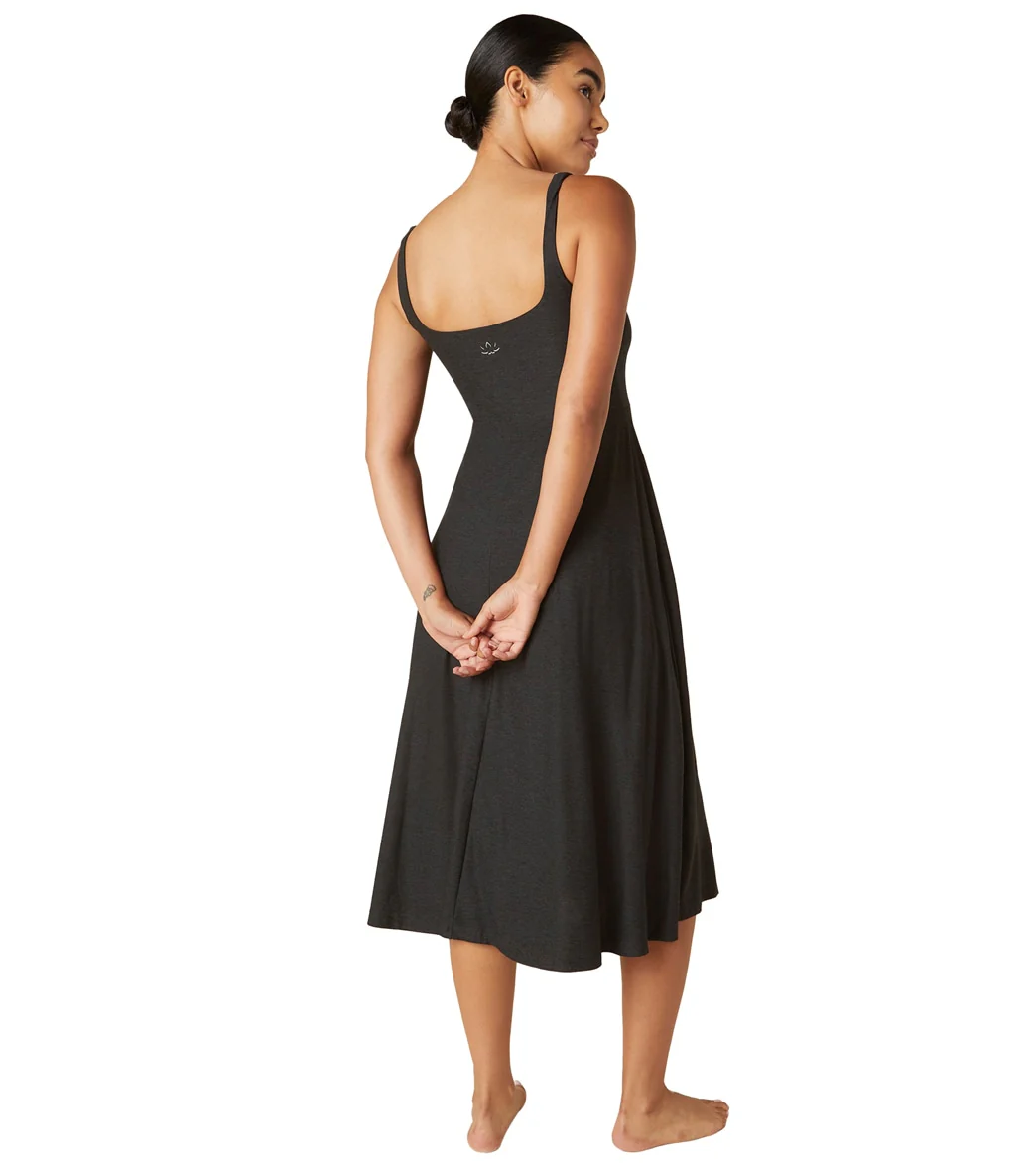 Beyond Yoga Featherweight At The Ready Square Neck Dress