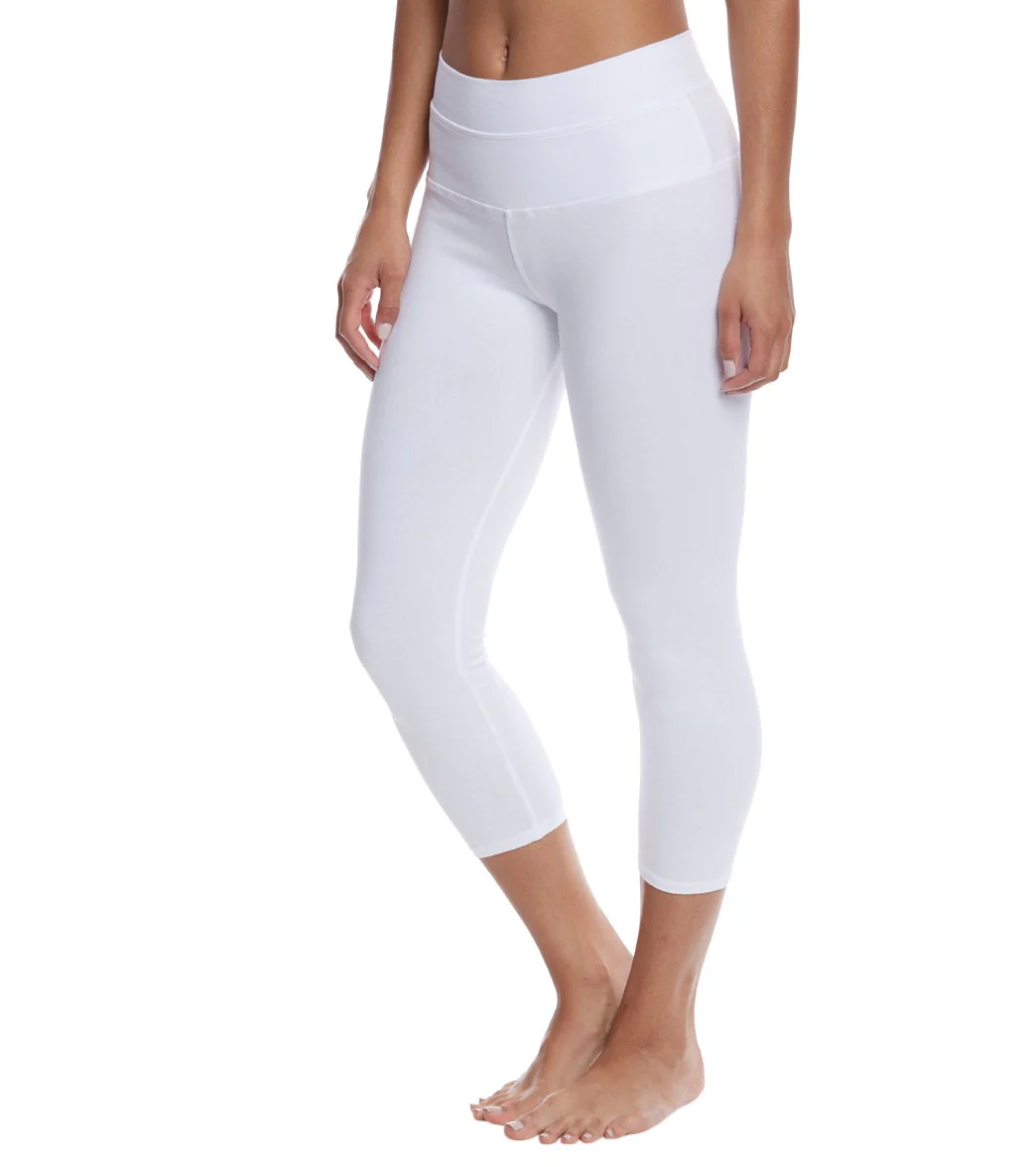 Hard Tail High Rise Cotton Yoga Capris