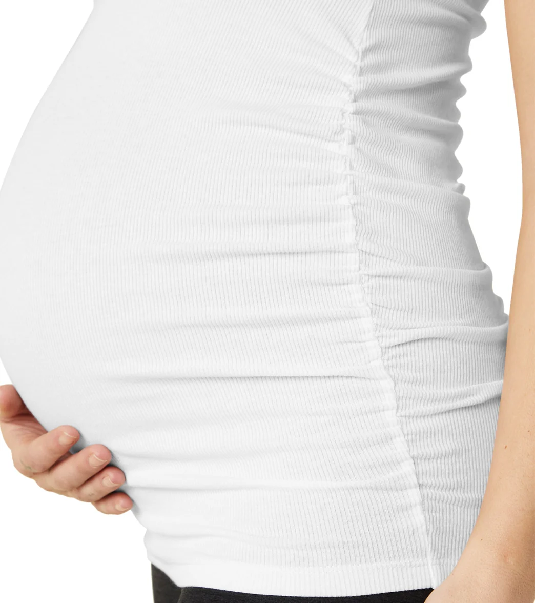 Beyond Yoga In a Cinch Low V Maternity Tank