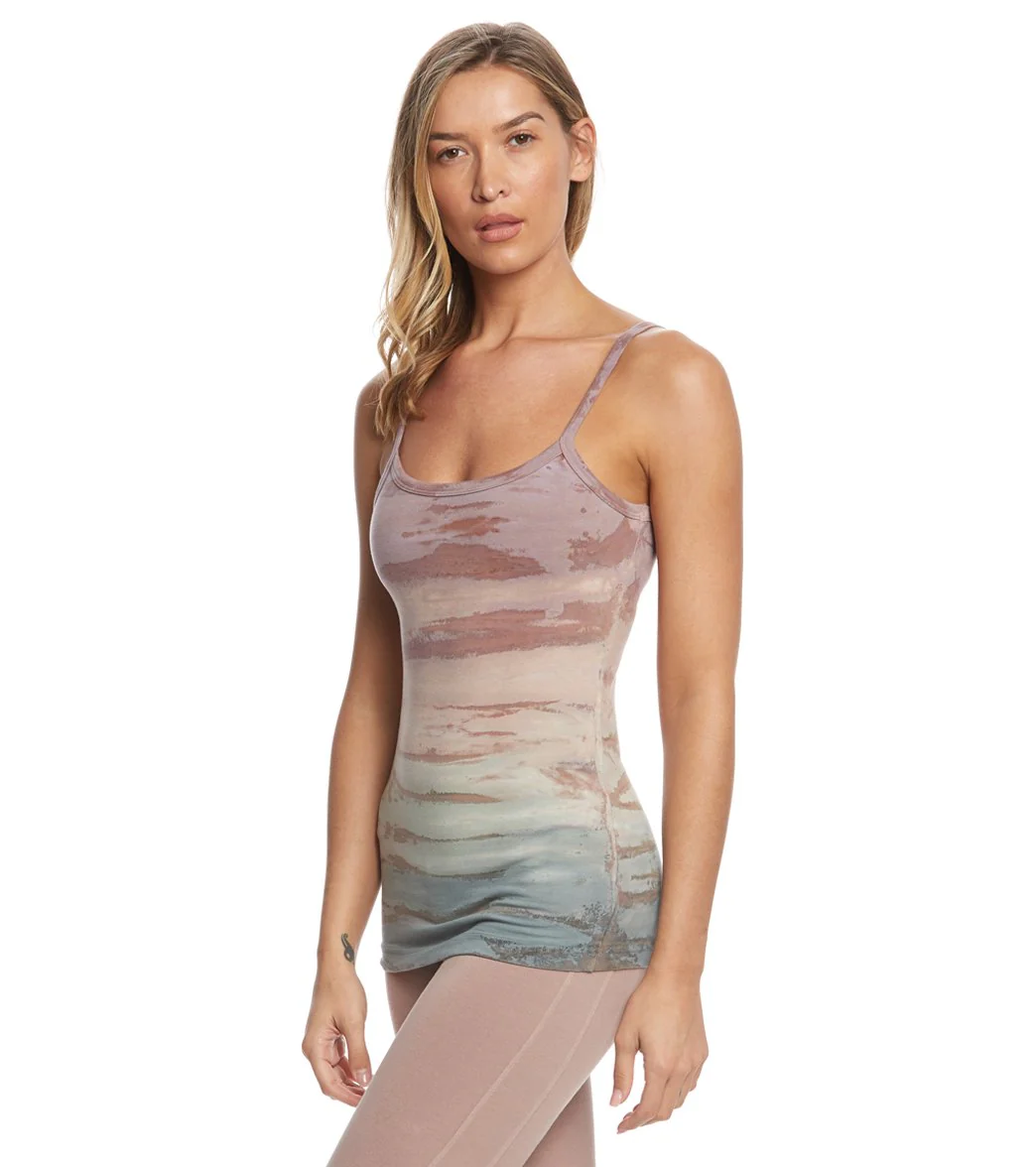Hard Tail Scoop Back Yoga Tank Top with Bra