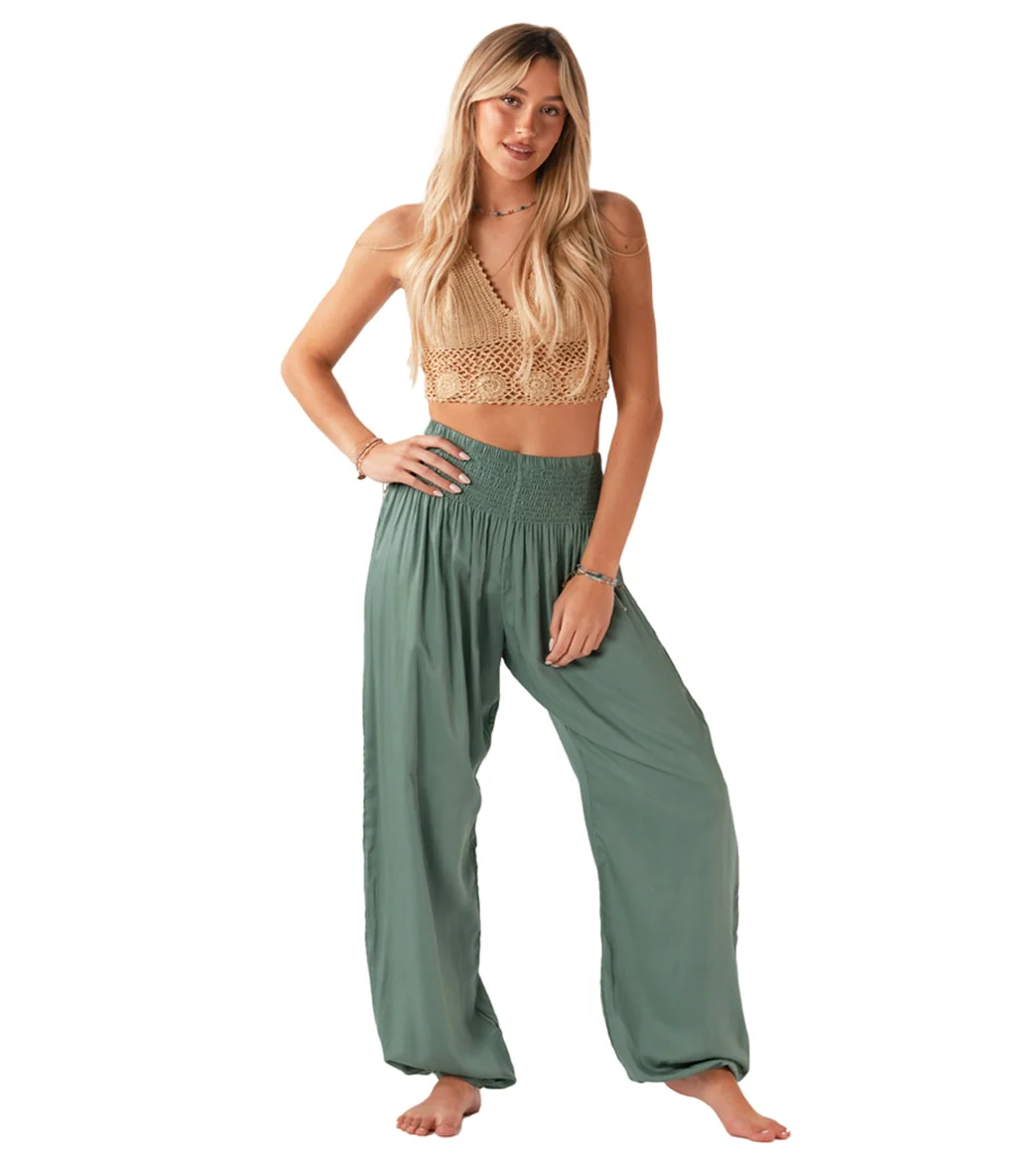 Lotus and Luna Solid Harem Pants