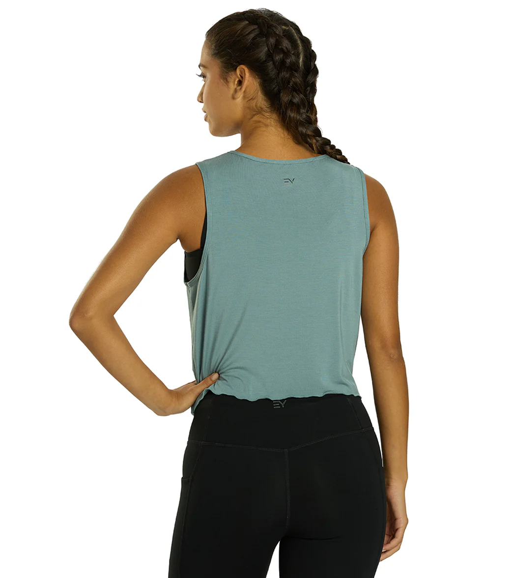 Everyday Yoga Twisted Layering Crop Tank