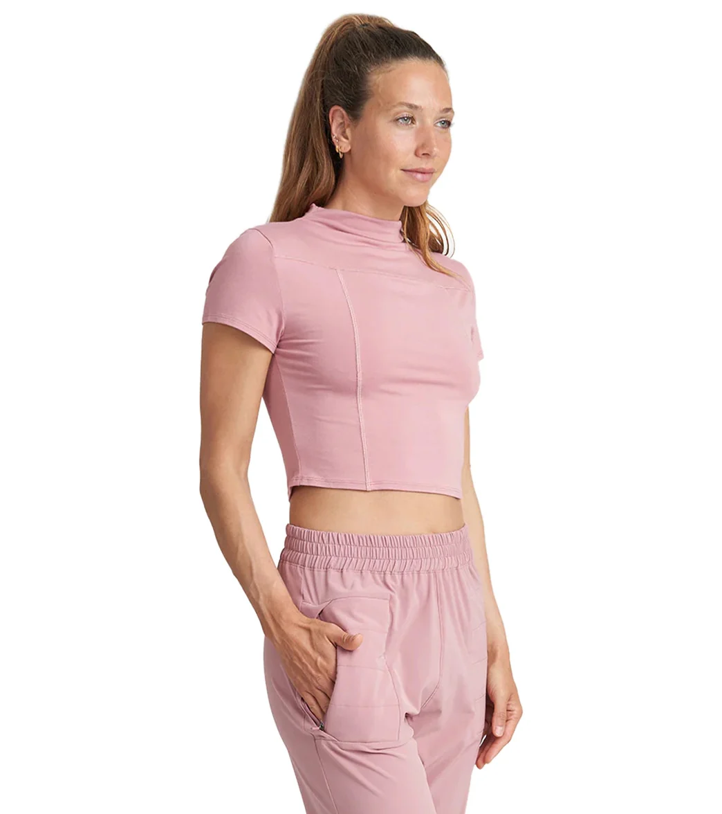 Thrive Societe Mock Neck Tee