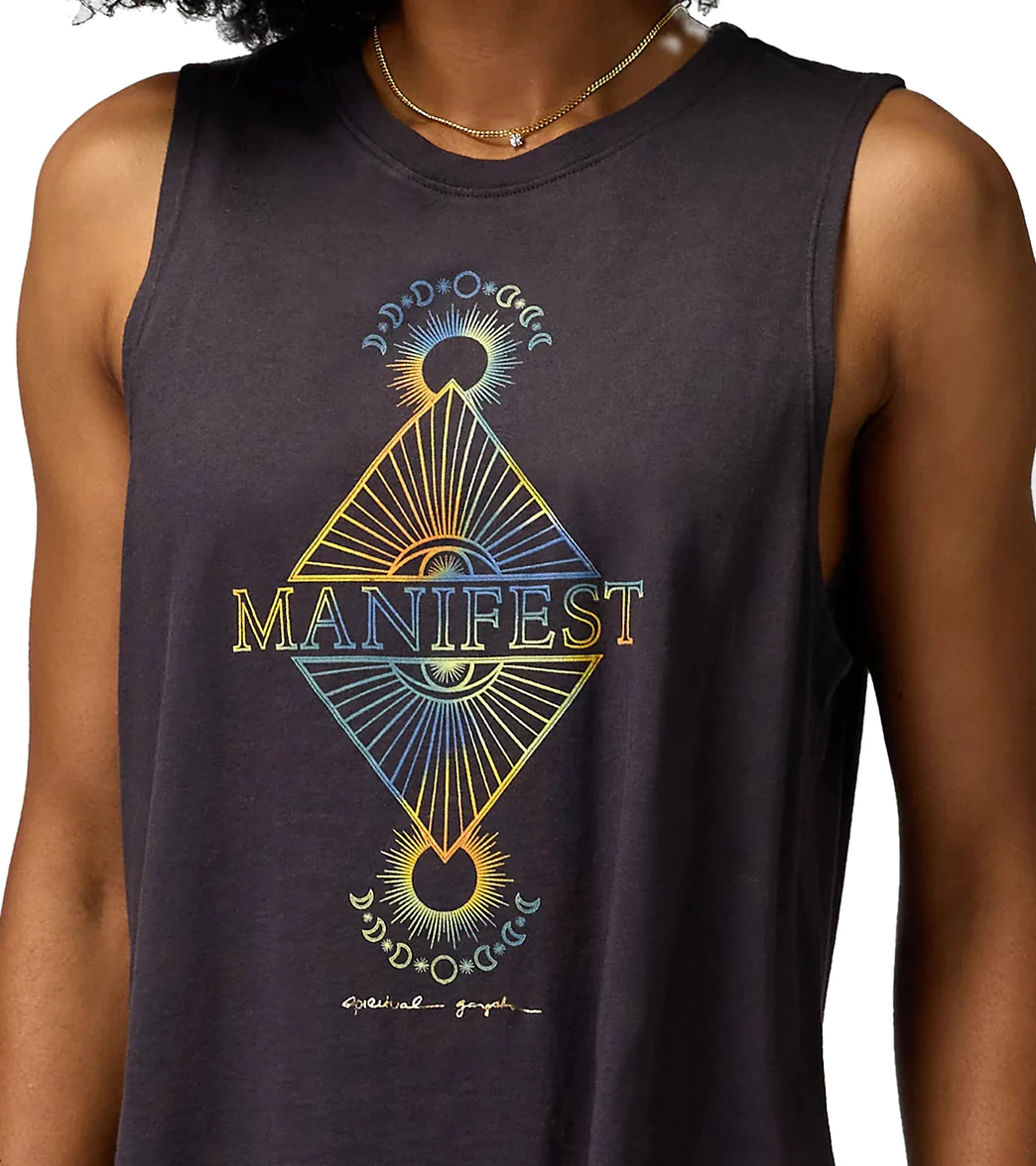 Spiritual Gangster Manifest Jade Muscle Tank